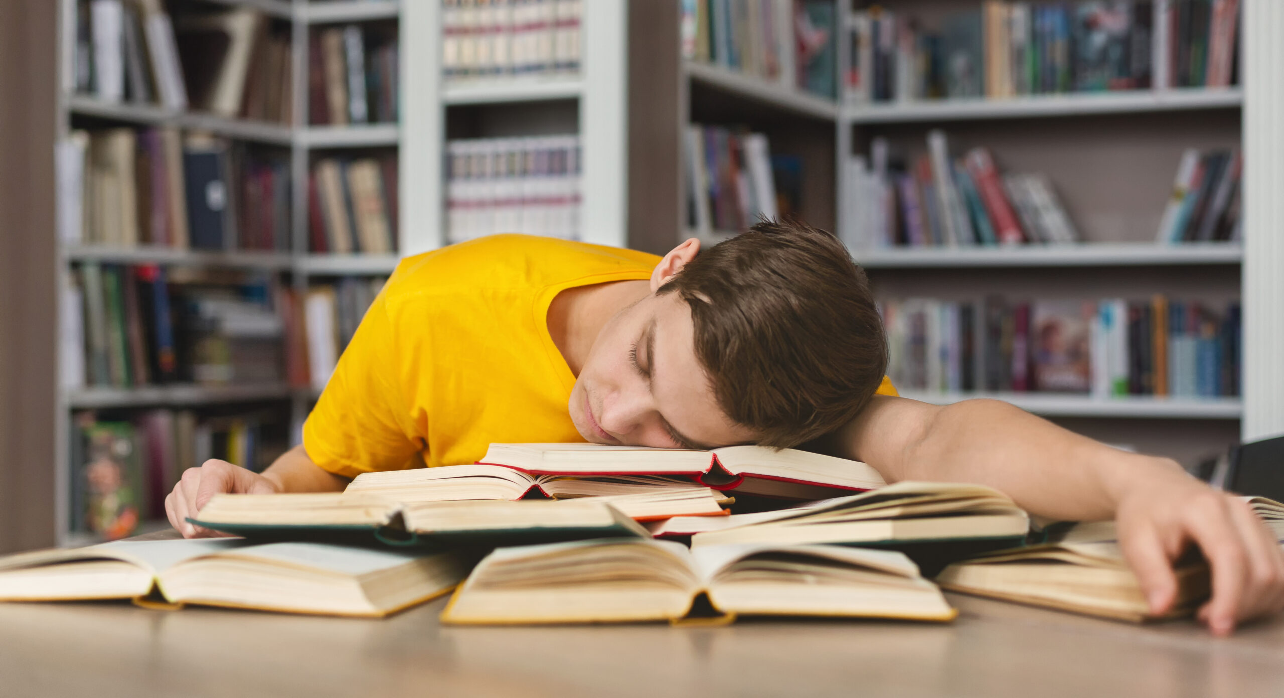 Tired teen